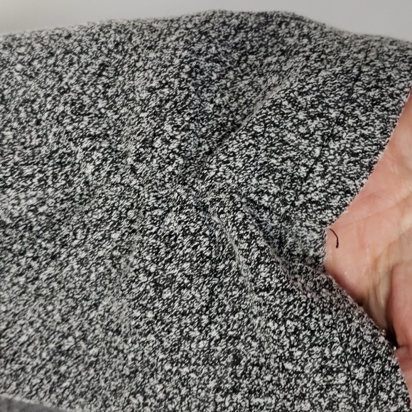 Maurices No Button Cardigan Jacket Black & White Peplum 3/4 Sleeve Plus 4 EUC - Picture 4 of 13